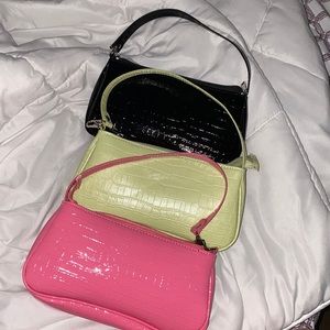 Three shoulder bags! Vintage inspired shoulder bags from a vintage boutique.